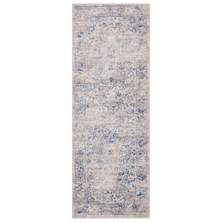 UNITED WEAVERS OF AMERICA Austin Clark Blue Runner Rug, 2 ft. 7 in. x 7 ft. 4 in. 4540 20460 28E